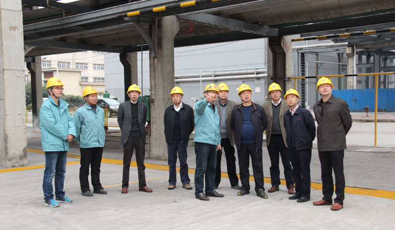 2015年11月20日下午，華昌前任領導唐德生、葉炳蒼、龐偉中一同來華昌化工參觀新項目。